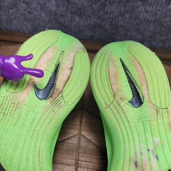 NIKE Shoes Mens 6 Women's 7.5  ZoomX Vaporfly NEXT%‎ 2 Green Running  AO4568-400 - Picture 10 of 12